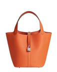 Hermes Picotin 18 Orange PHW