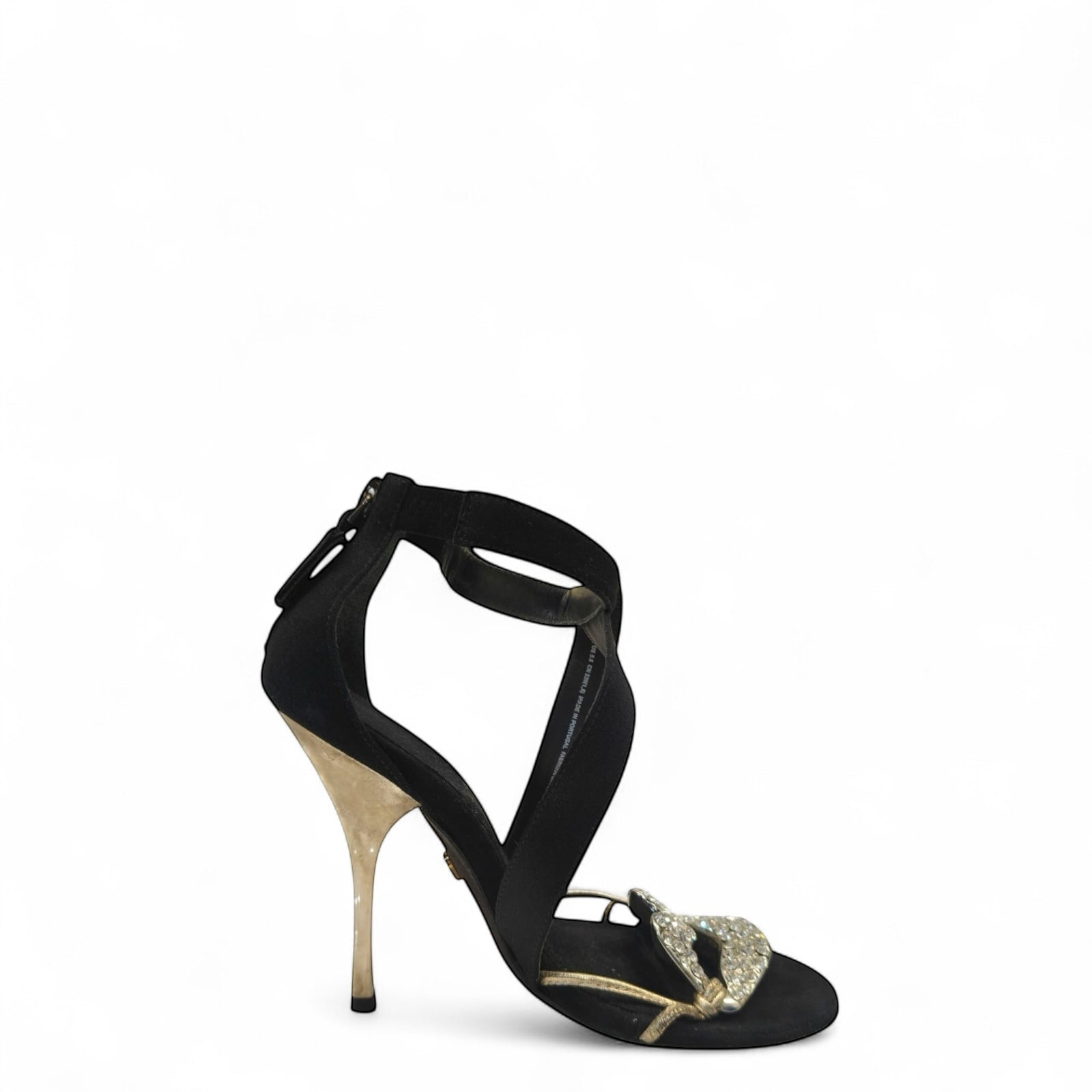 GIAMBATTISTA VALLI X H&M ZAPATOS TALLA Black Suede Heels EU 35