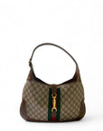 Gucci Jackie 1961 GG Supreme Medium Beige/Ebony Shoulder Bag