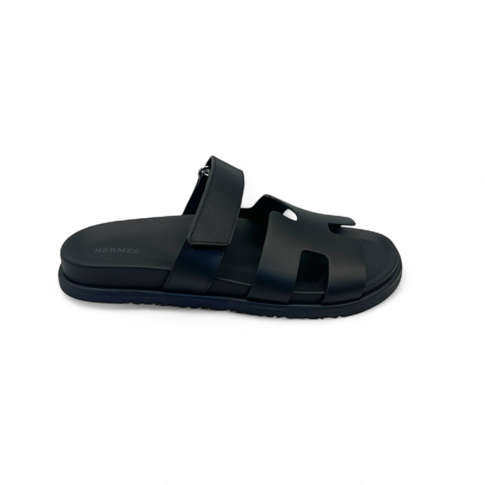 Hermes Chypre Sandals Noir EU 39