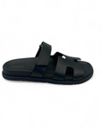 Hermes Chypre Sandals Noir EU 39