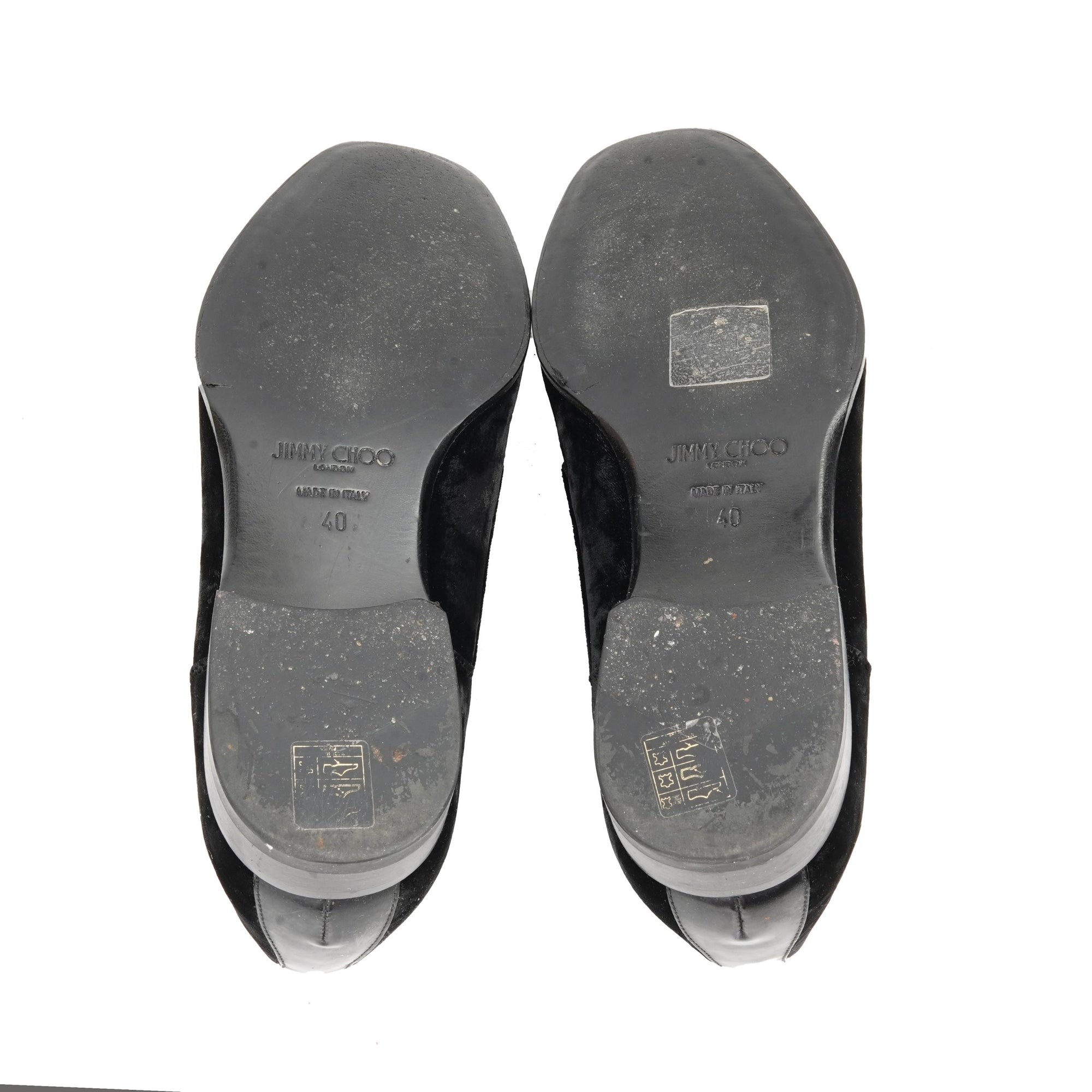 Black Velvet Lace up Shoes