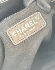 Chanel Deauville Drawstring Bucket Bag Caviar Black