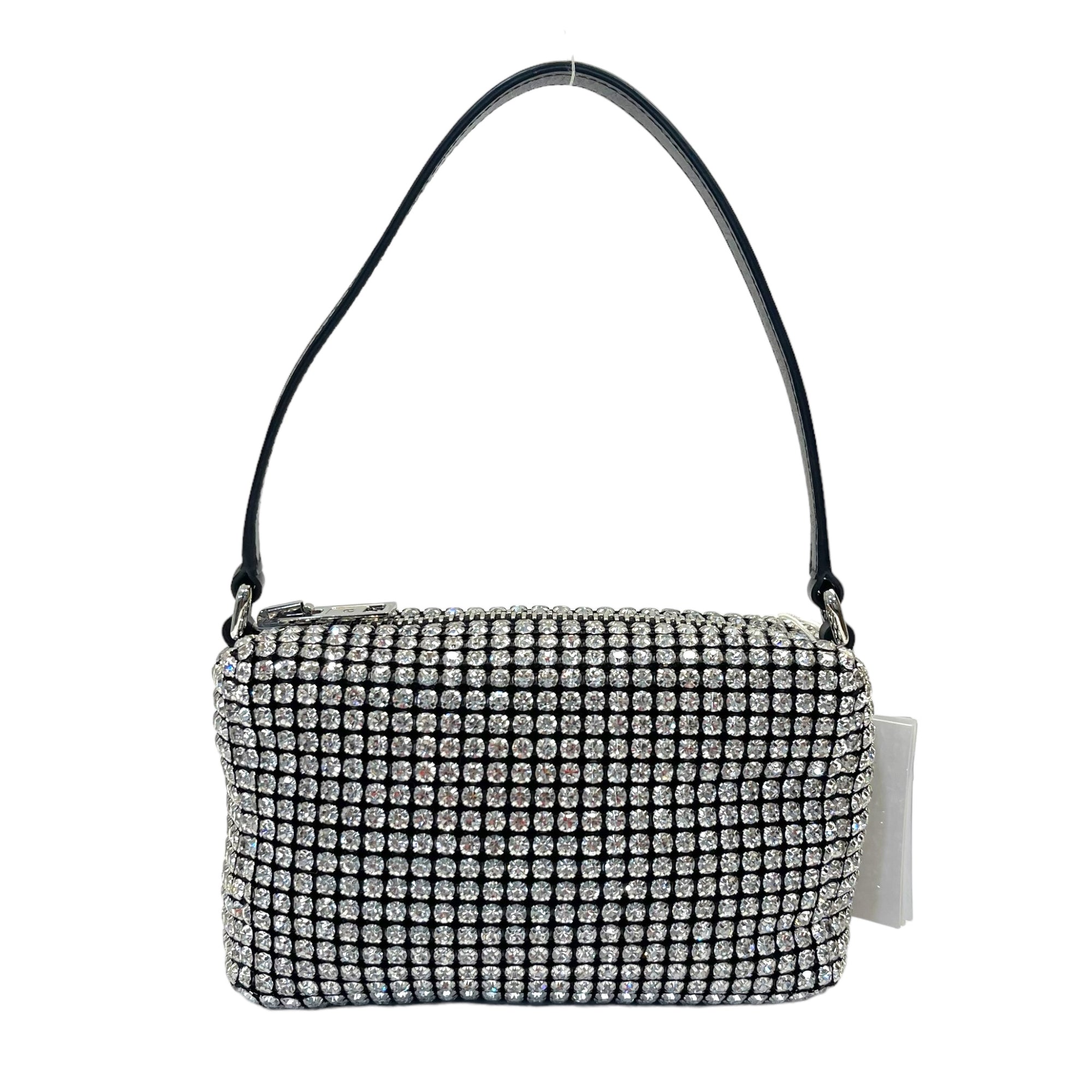 Alexander Wang Heiress Pouch In Crystal Mesh Medium