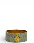 Alexander McQueen Bracelet Enamel Skull Hinged Cuff
