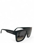 Alexander McQueen Rectangular Sunglasses in Black/Smoke