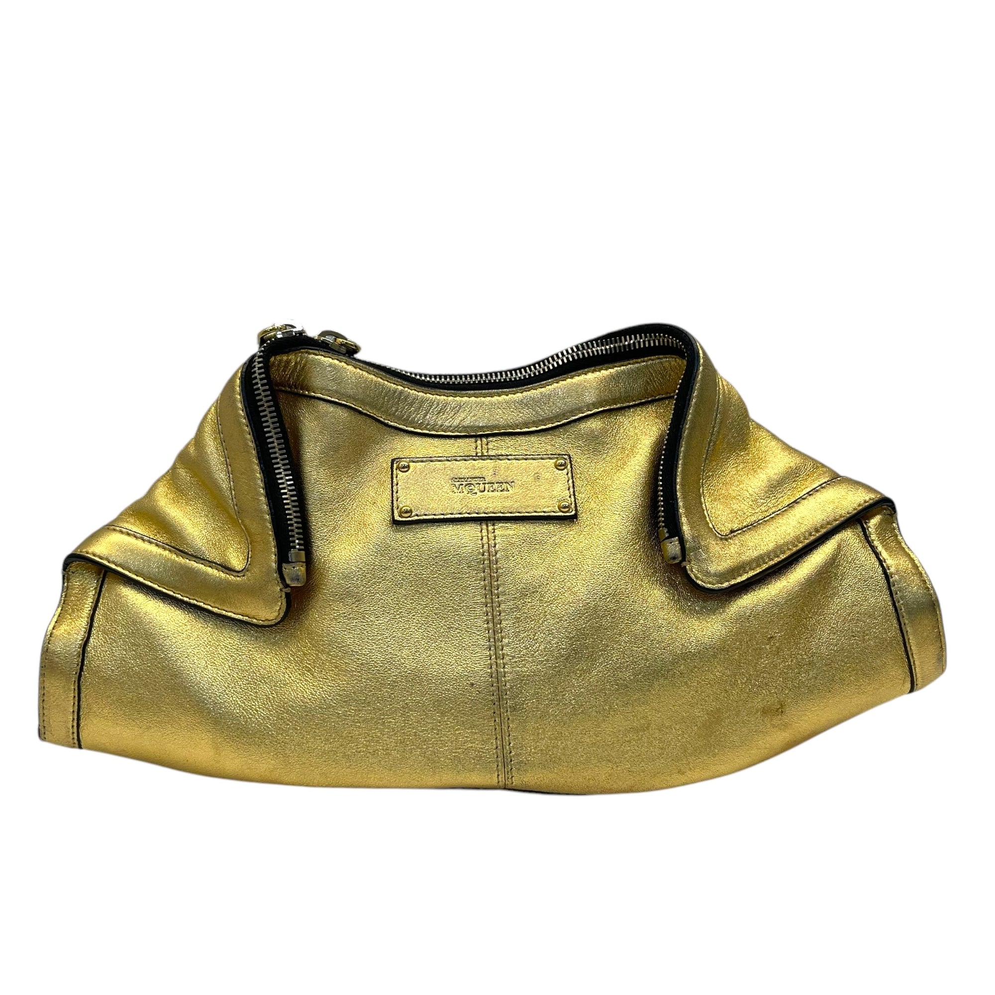 Alexander McQueen foldover Soft Clutch