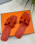 Hermes Orans Orange Size 38 EU