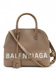 Balenciaga Beige Leather XXS Ville Satchel