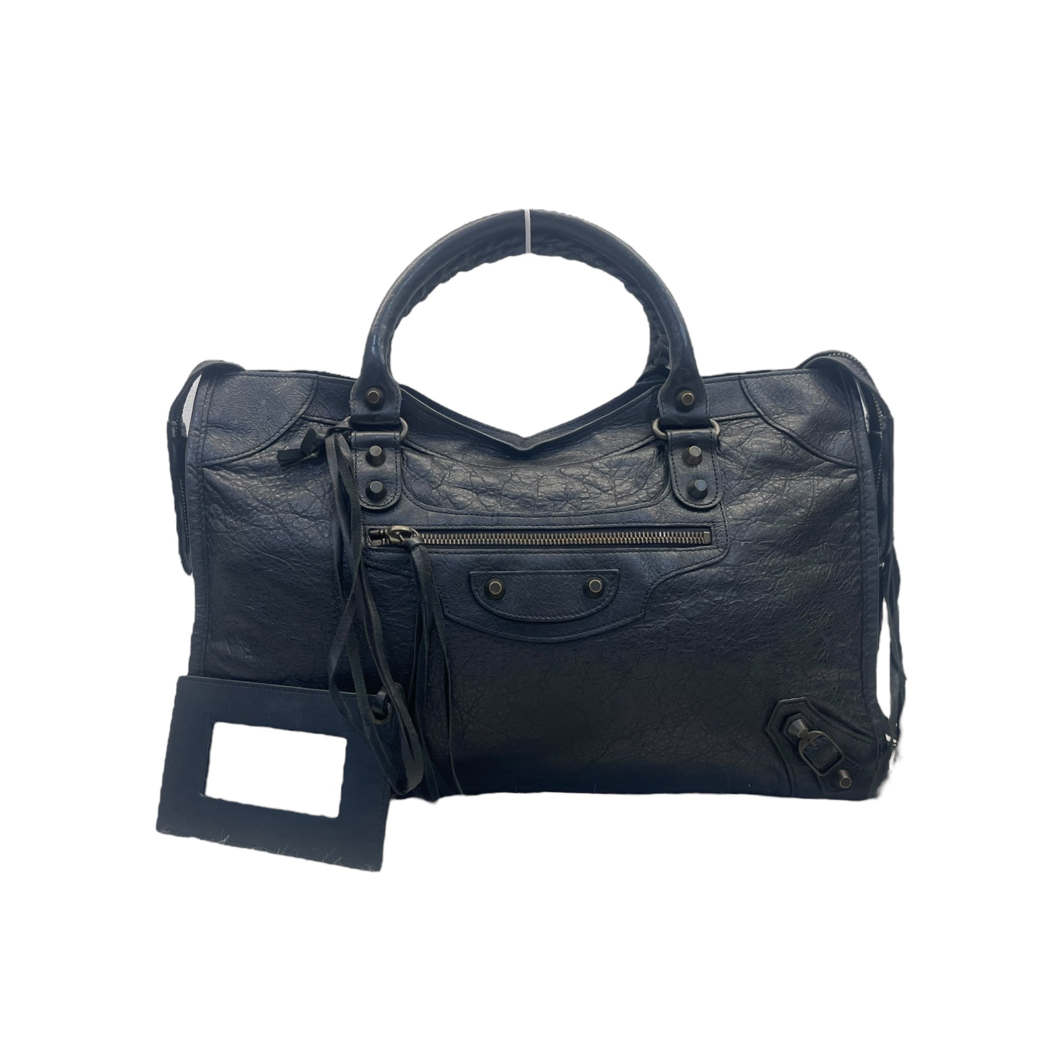 Balenciaga Black Leather RH Classic City Bag - Main Image