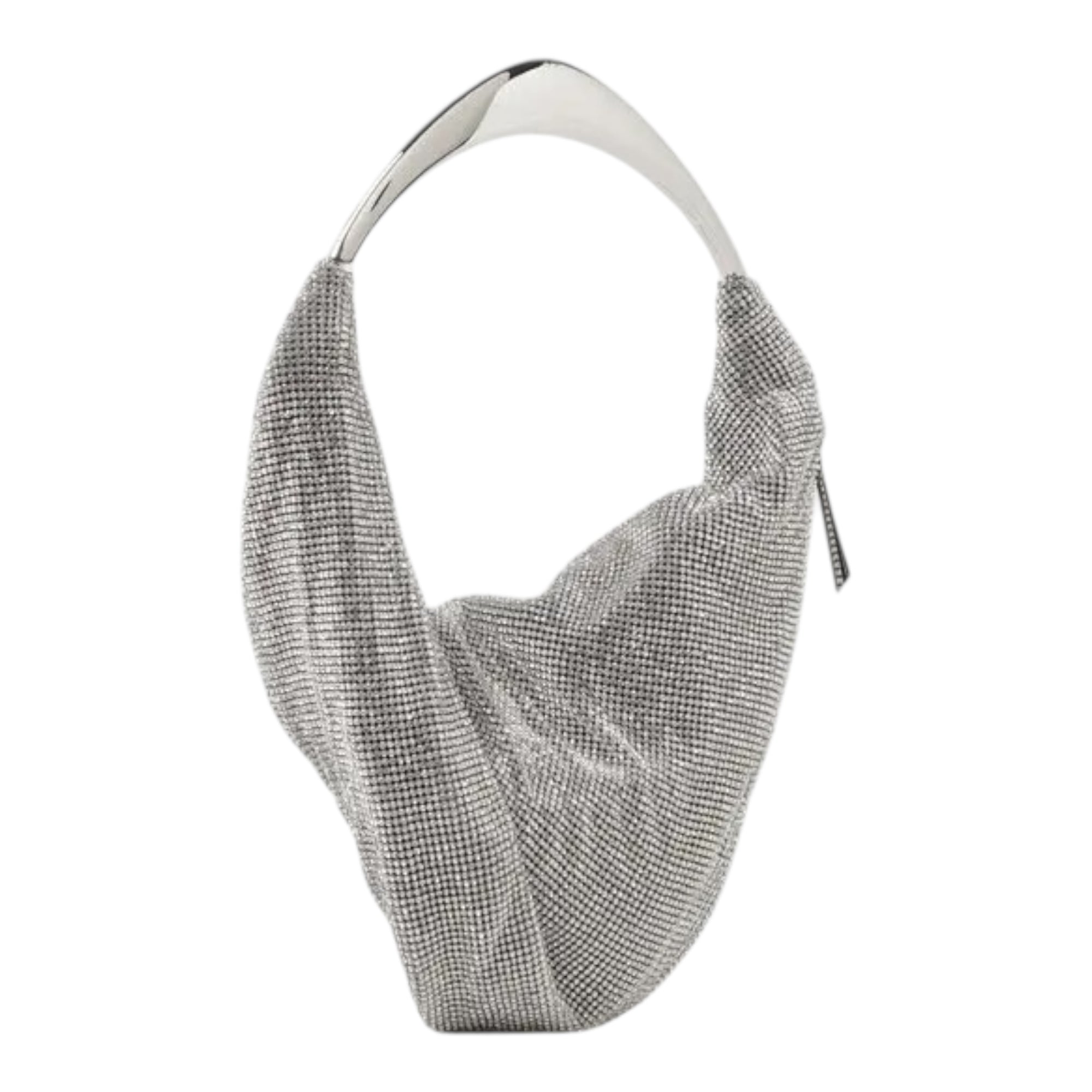 Benedetta Bruzziches Draped Crystal-Embellished Bag