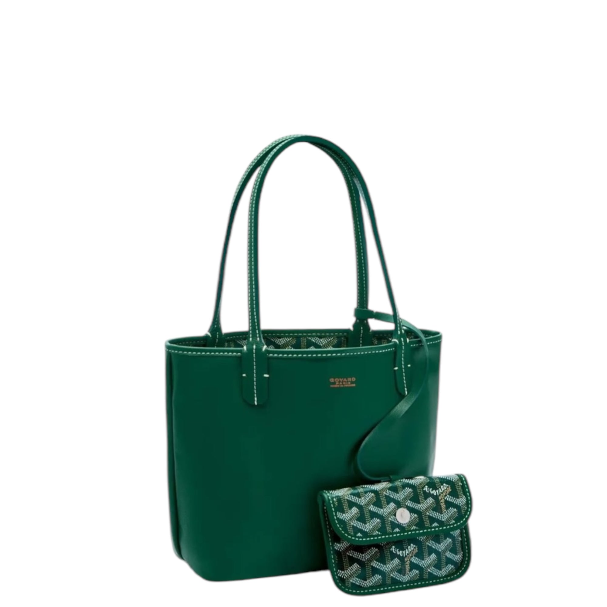 Goyard Mini Anjou Green Reversible Bag