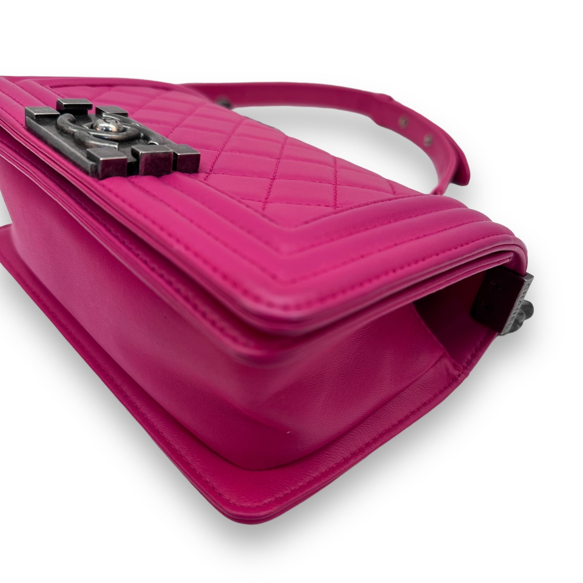 Chanel Boy Bag Small Pink Lambskin