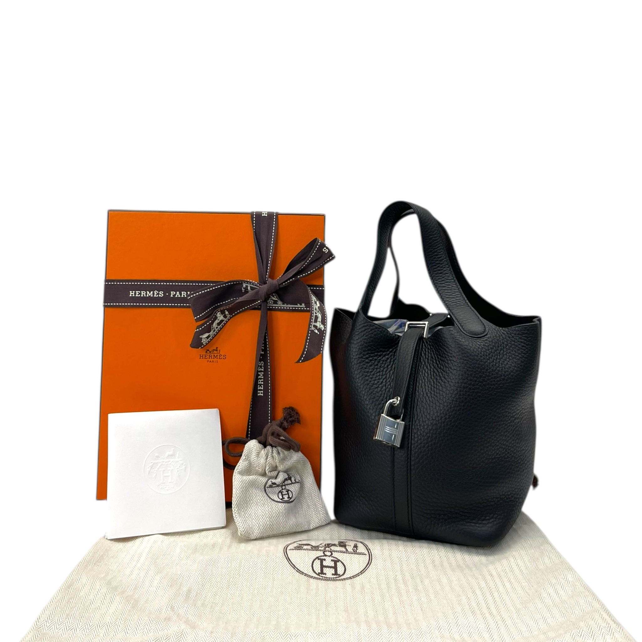 Hermès Picotin Lock 18 Black PHW