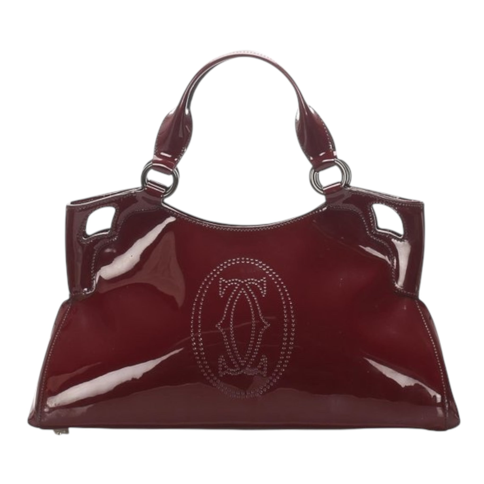 Cartier Leather Cartier Marcello Bag Price Cartier Dark Burgundy