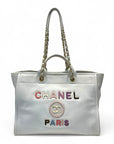 Chanel 2022 Enamel Medium Deauville Tote Bag