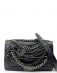 Chanel Black Leather Enchained Boy New Medium Flap Bag