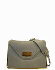 Chloe Sally Shoulder Bag Grey Leather