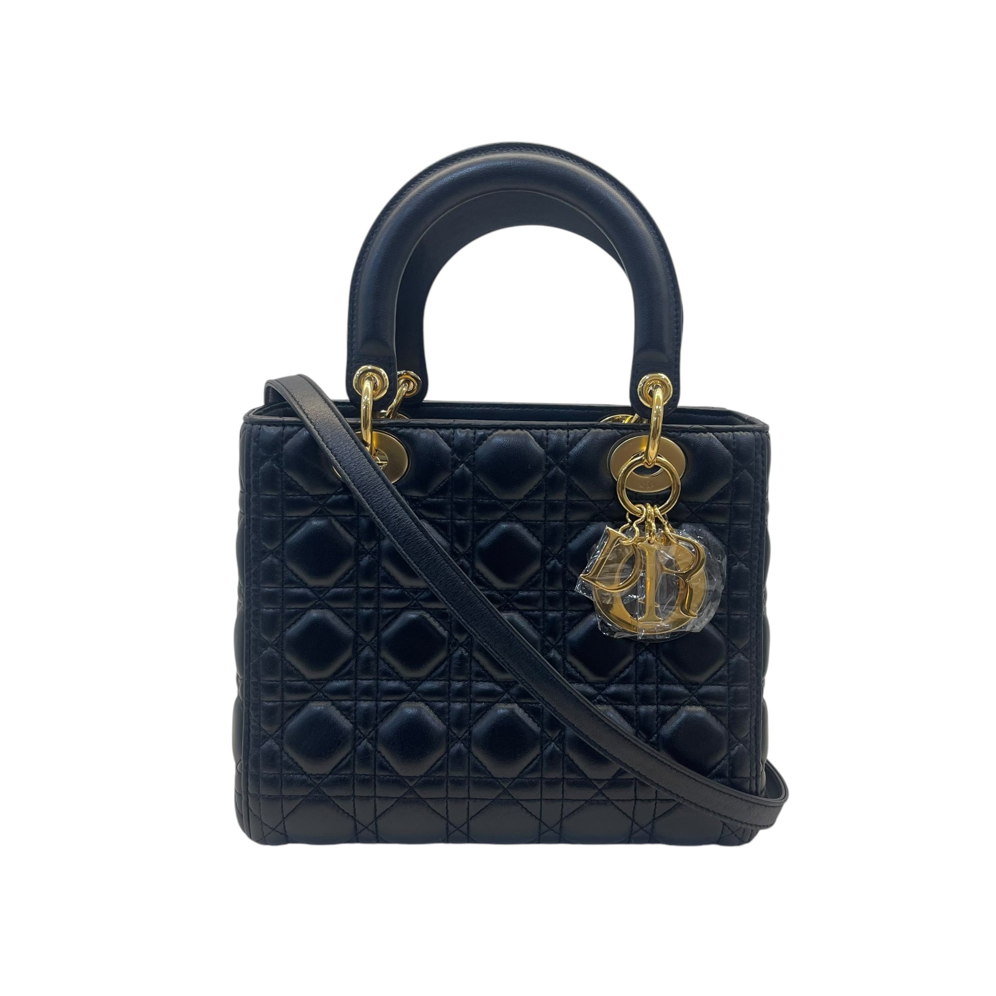 Christian Dior Mini Lady Dior Black Cannage Bag