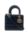 Christian Dior Mini Lady Dior Black Cannage Bag