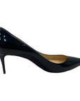 Christian Louboutin Black Patent Leather Pigalle Pumps EU 39