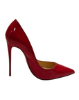 Christian Louboutin Pink Leather So Kate Pointed Toe Pumps EU 36.5