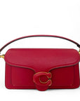 Coach Tabby Red Leather Shoulder Bag