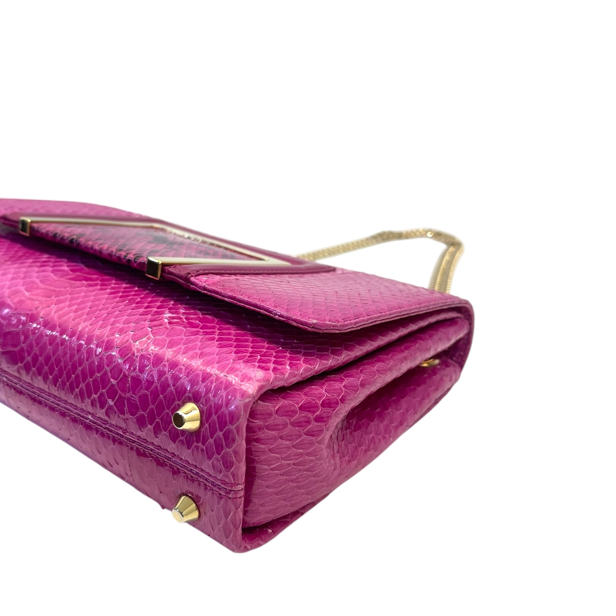 Jimmy Choo Snakeskin Shoulder Bag