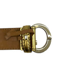 Bronze Leather Buckle Belt EU 40