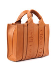 Chloe Calfskin Woody Tote Caramel