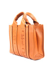 Chloe Calfskin Woody Tote Caramel