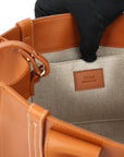 Chloe Calfskin Woody Tote Caramel