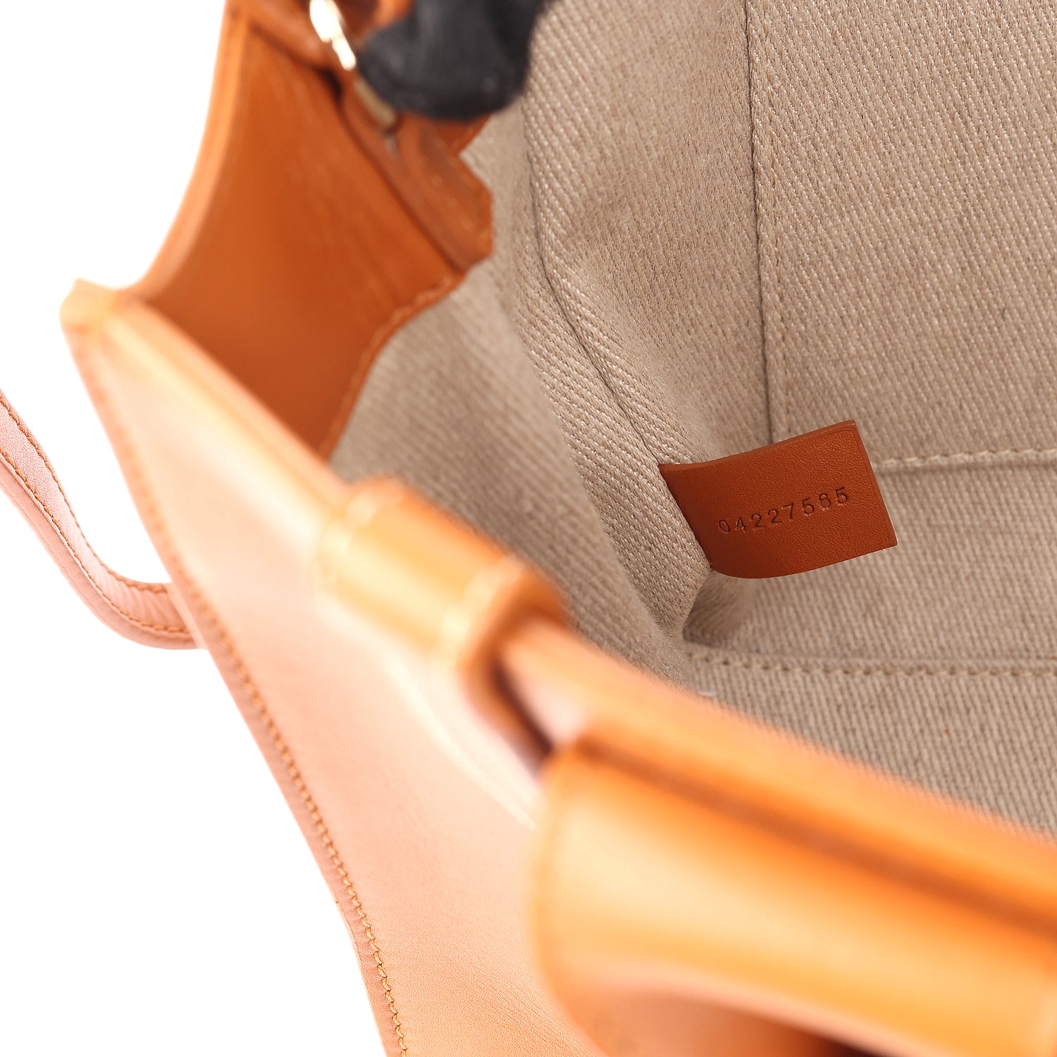 Chloe Calfskin Woody Tote Caramel