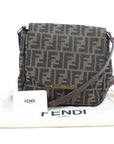 Fendi Tobacco Zucca Crossbody Bag