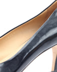 Patent Leather Vara Bow Peep Toe Pumps