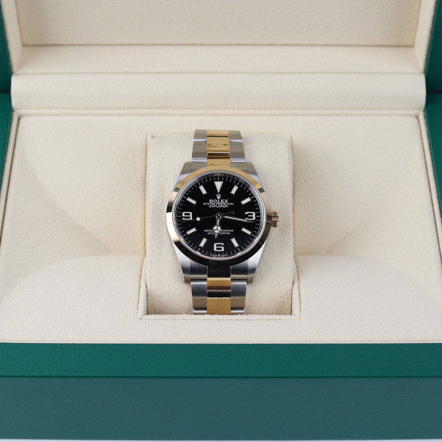 Rolex Oyster Perpetual Steel And Yellow Gold