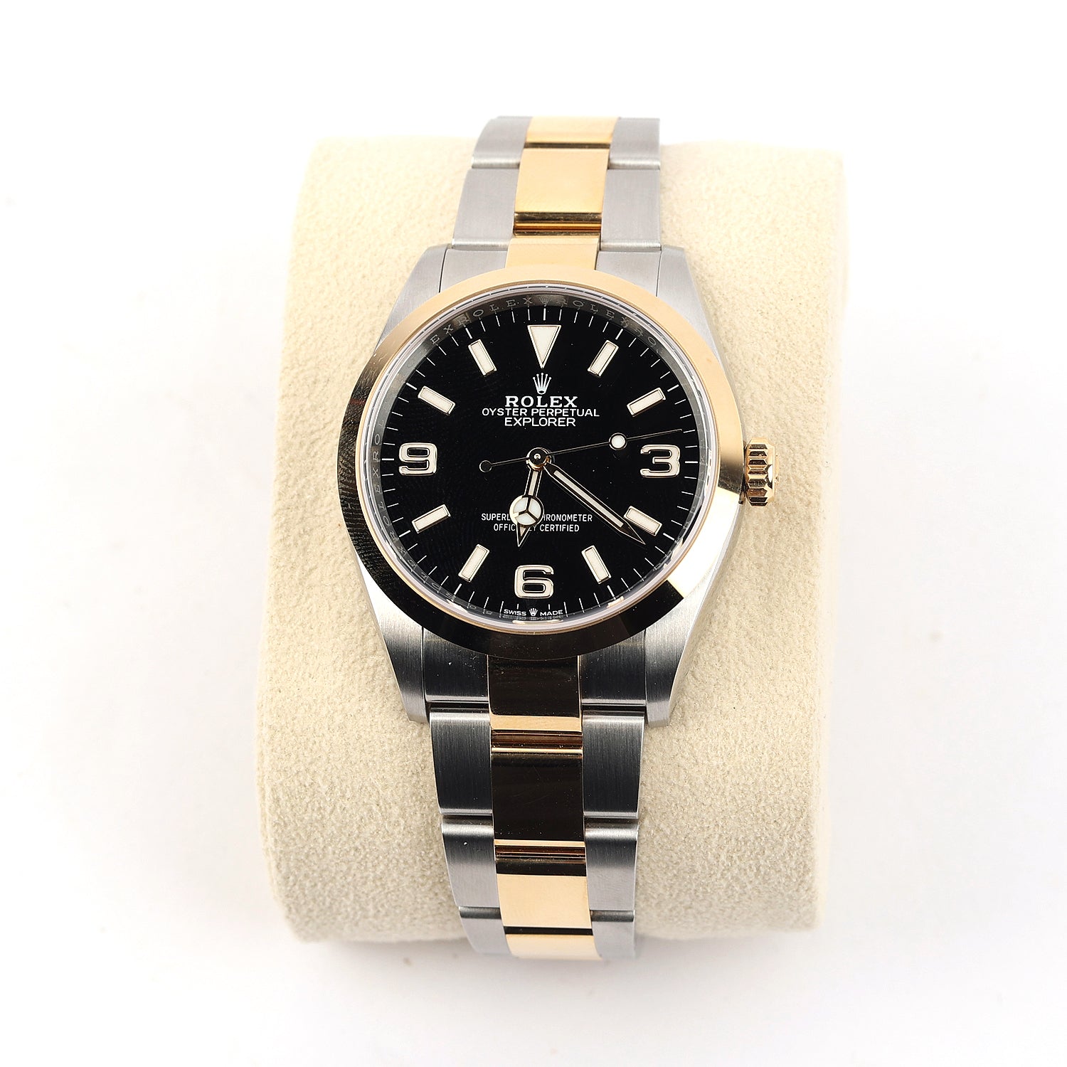 Rolex Oyster Perpetual Steel And Yellow Gold