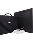 Black Meisterstuck Leather Briefcase