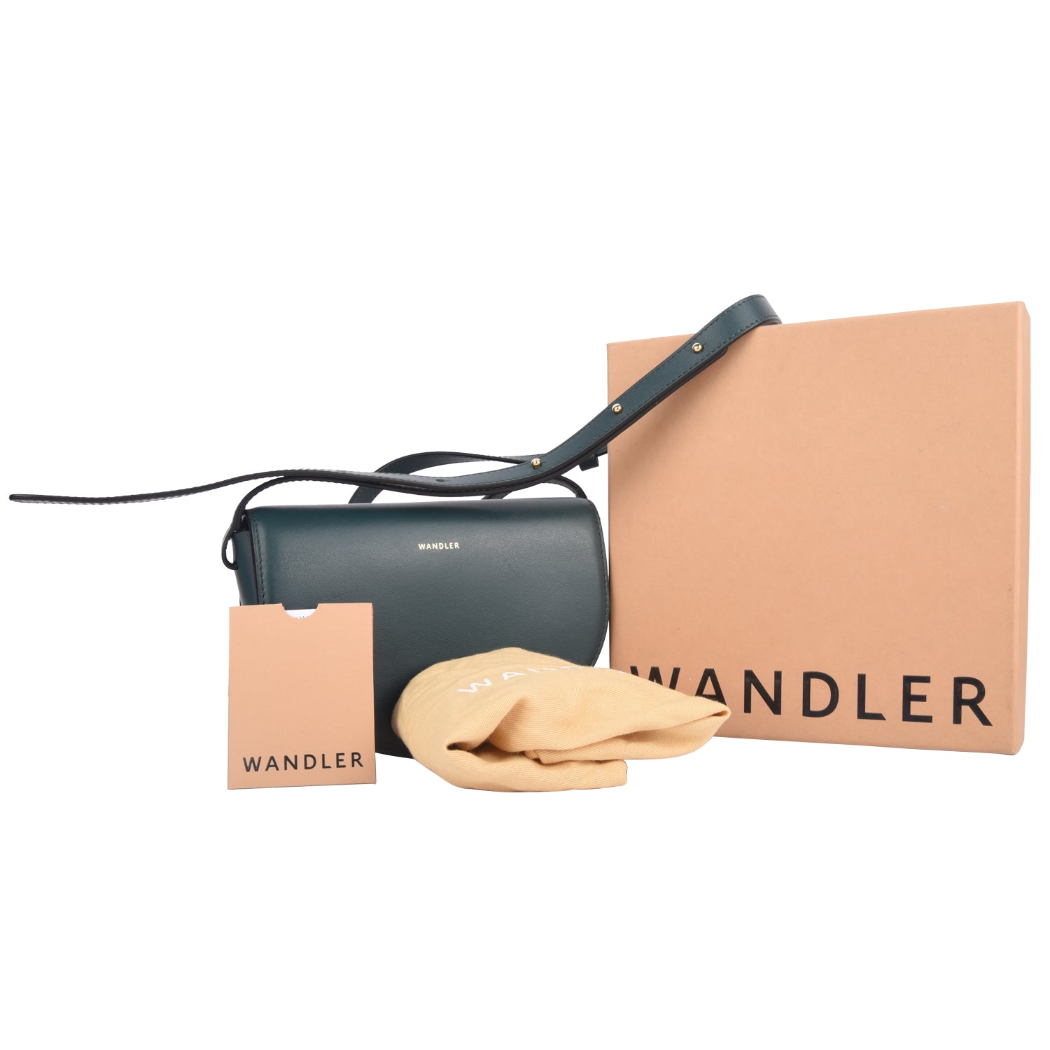 Teal Nana Bag Calf Leather