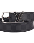 Louis Vuitton Damier Graphite Canvas Initials Belt