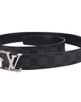 Louis Vuitton Damier Graphite Canvas Initials Belt