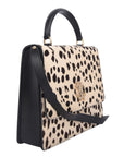 Roberto Cavalli Calf-Hair Shoulder Bag