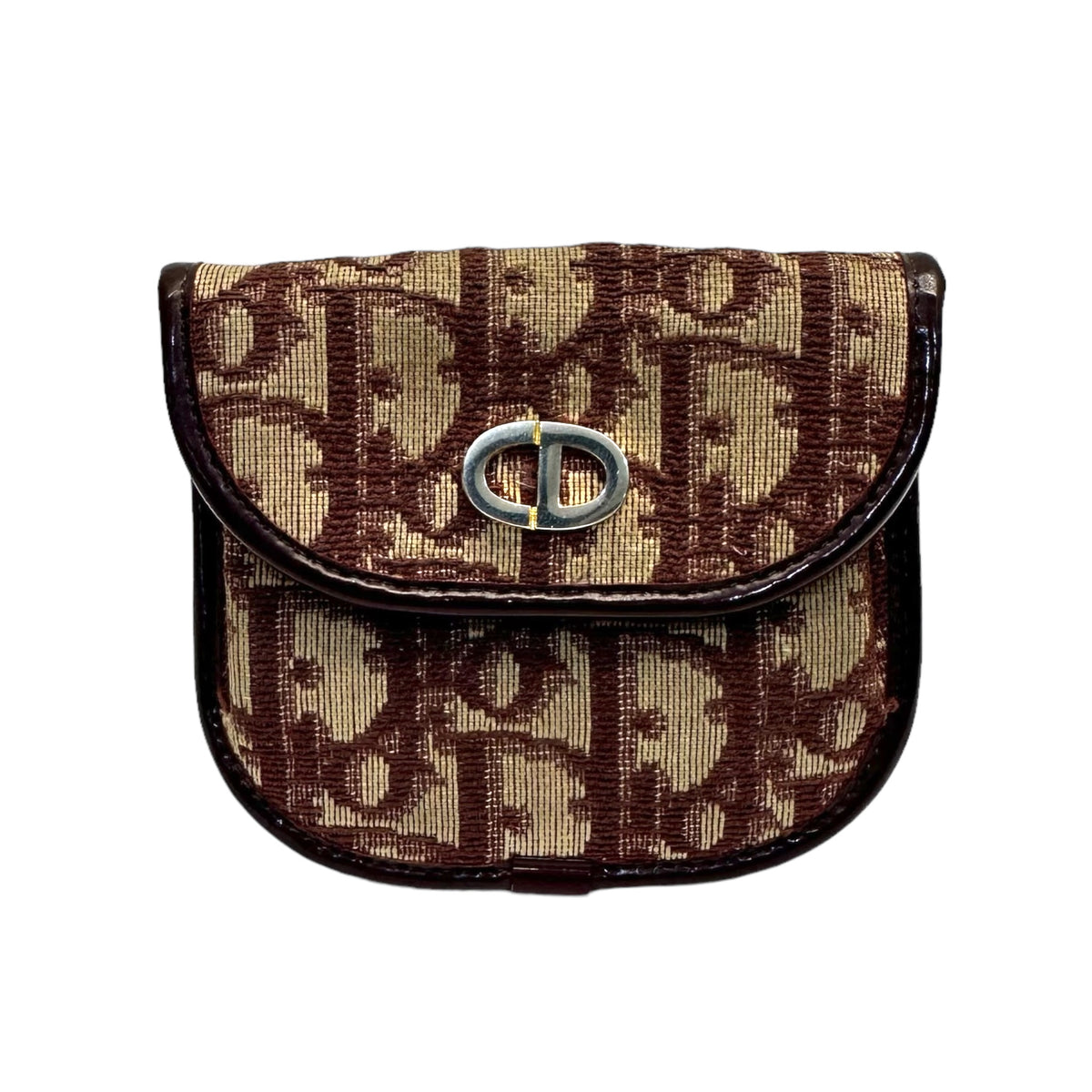 Buy Christian Dior Oblique Maroon Coin Purse Online