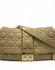 Dior Beige Quilted Leather Large Miss Dior Flap Bag