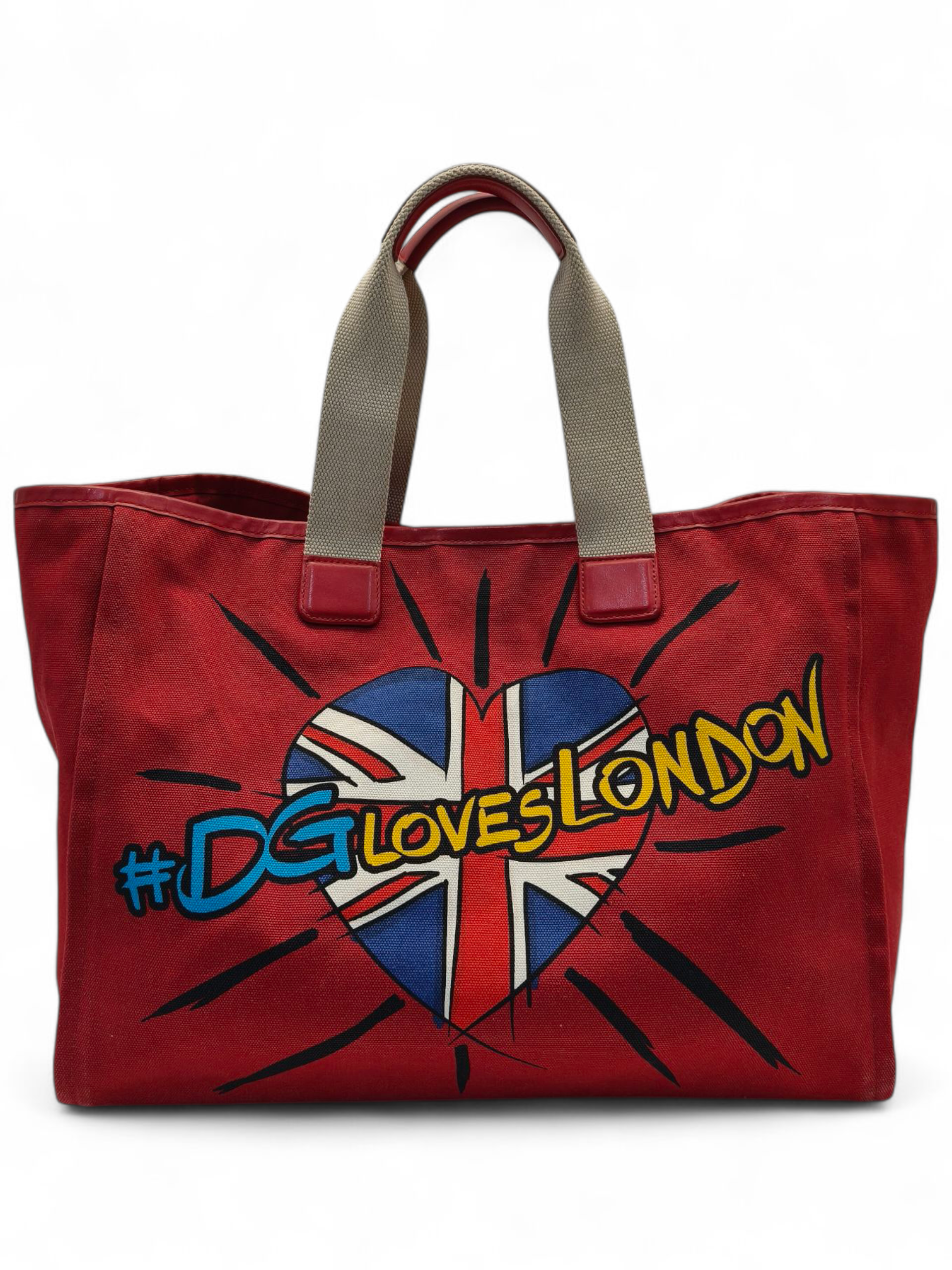 Dolce & Gabbana Red Tote Bag