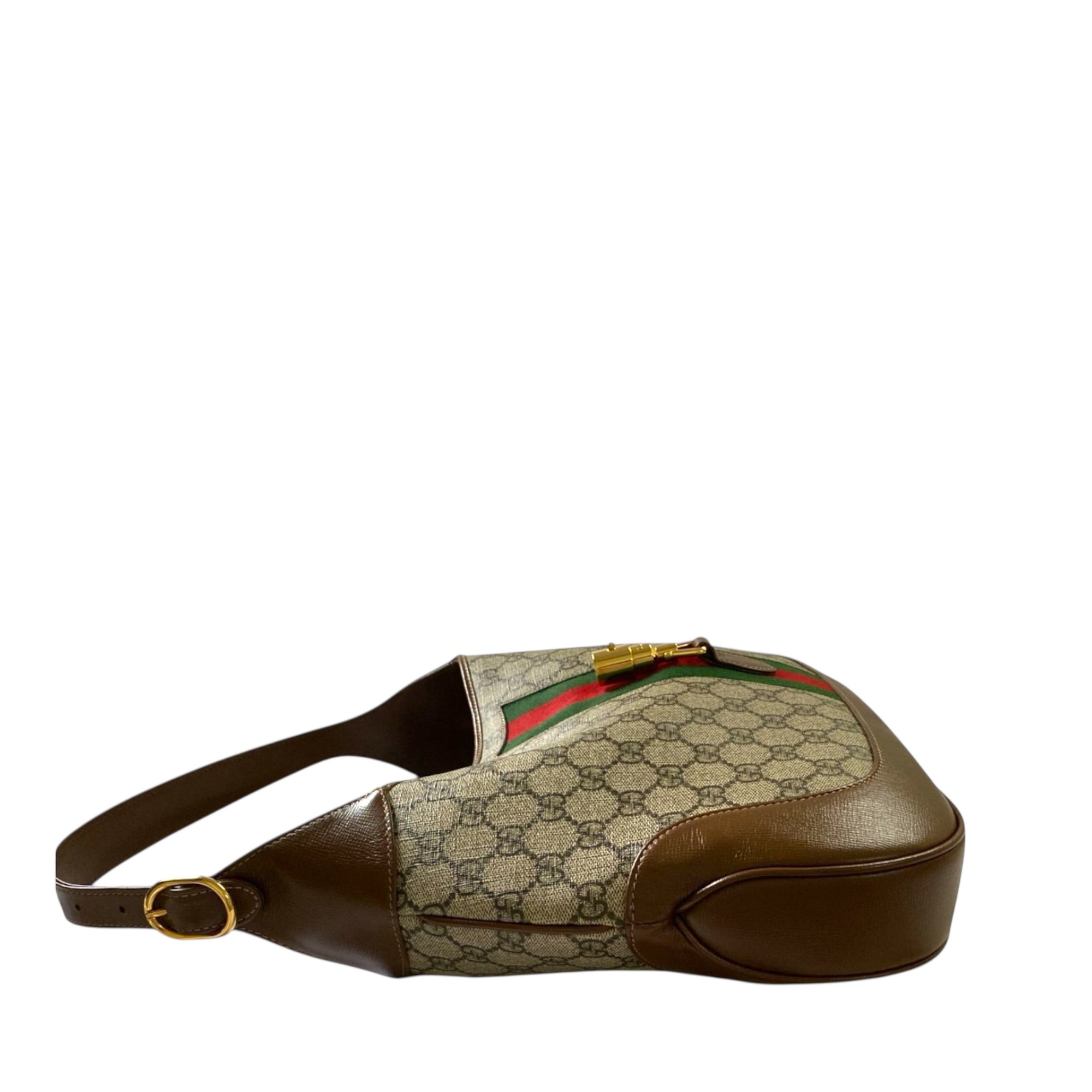 Gucci Jackie 1961 GG Supreme Medium Beige/Ebony Shoulder Bag
