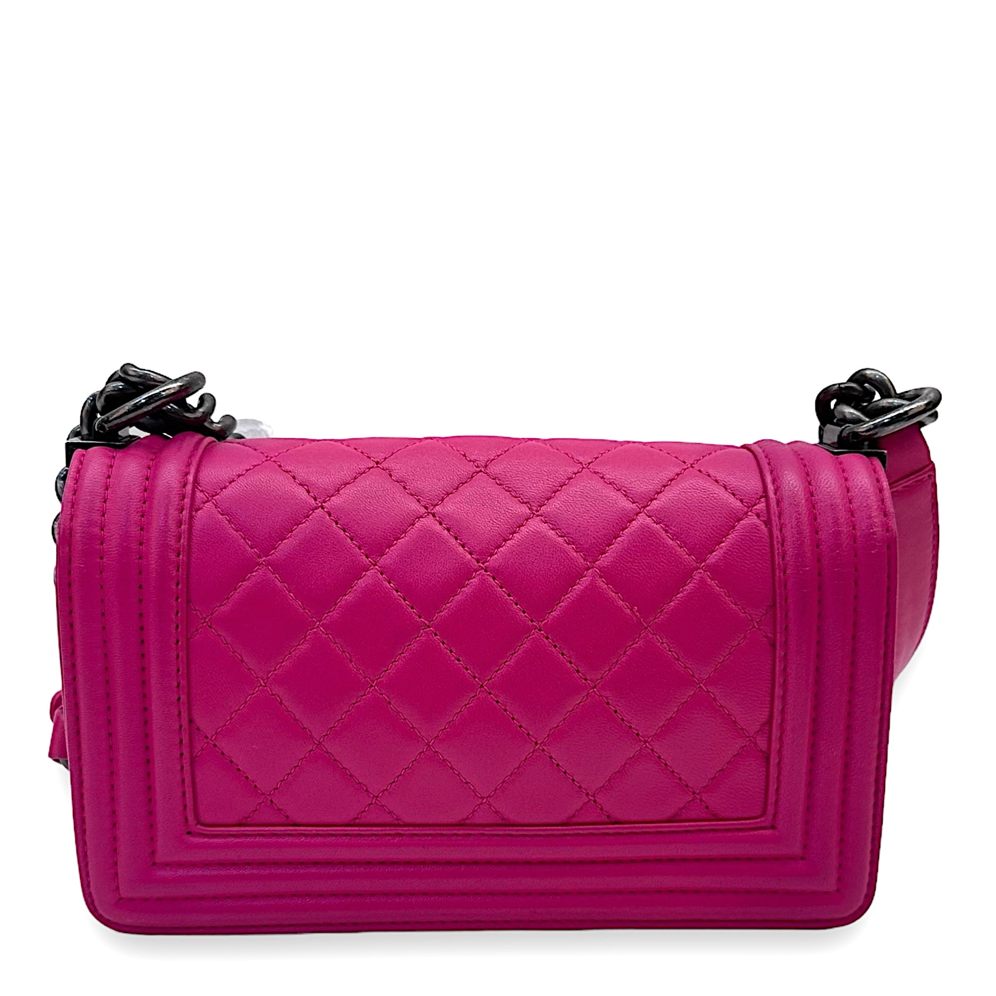 Chanel Boy Bag Small Pink Lambskin
