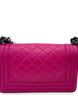 Chanel Boy Small Pink Lambskin Flap Bag