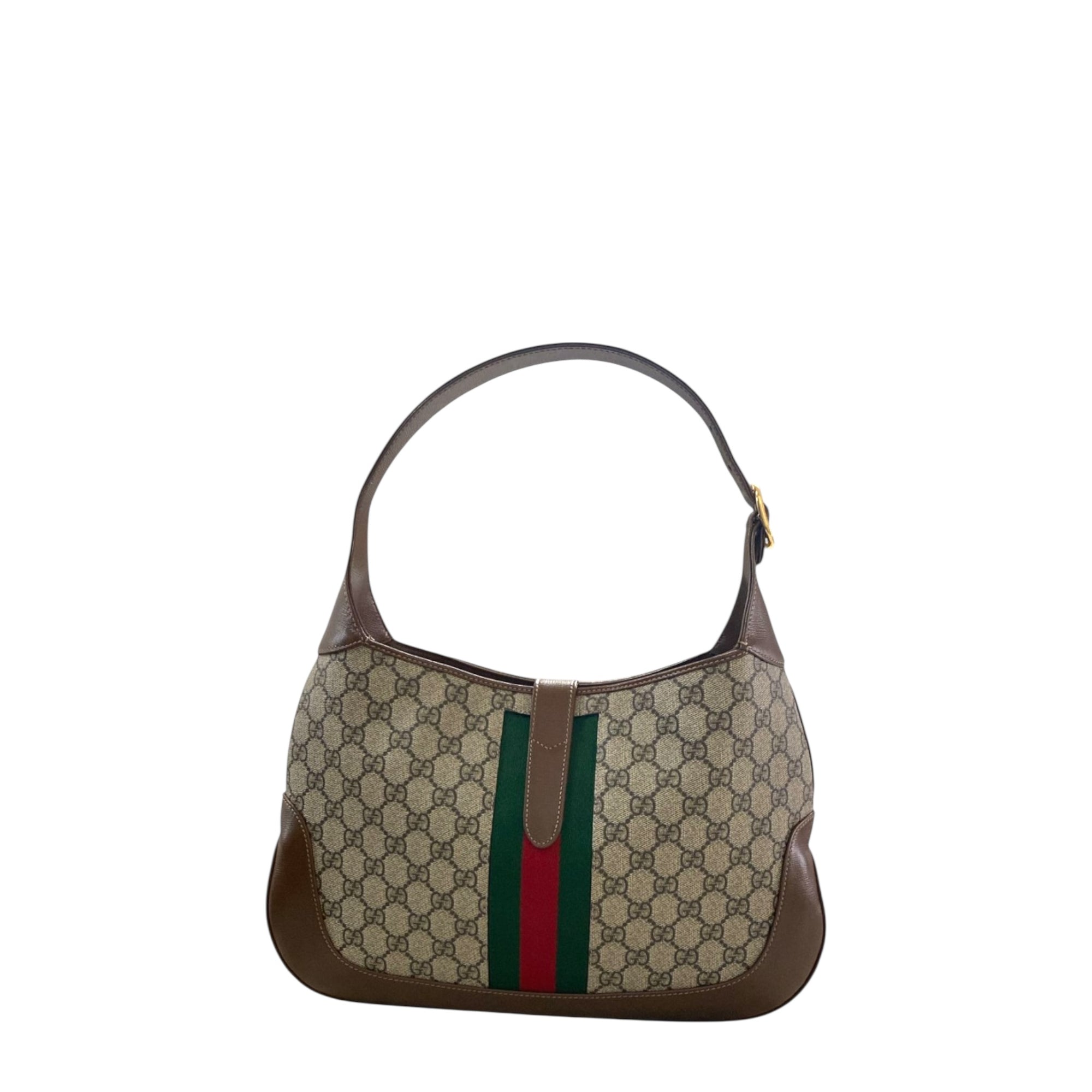 Gucci Jackie 1961 GG Supreme Medium Beige/Ebony Shoulder Bag