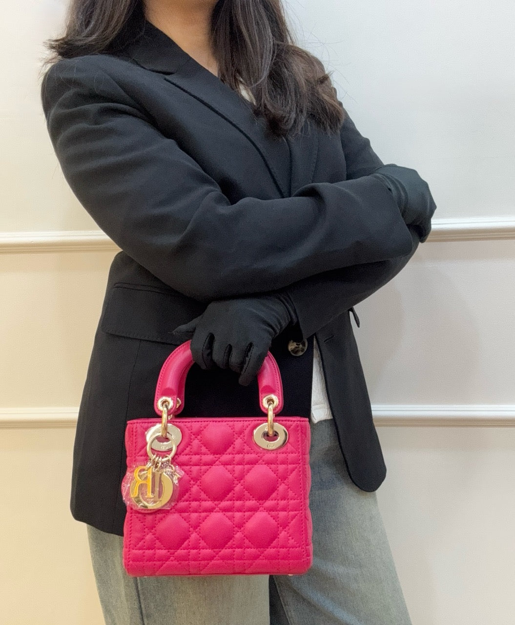 Dior Mini Cannage Lady Dior Bag